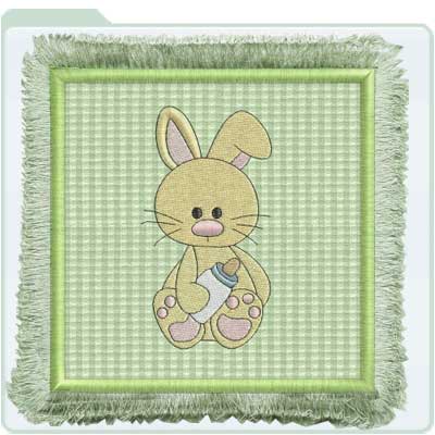 Fringed Baby Quilt