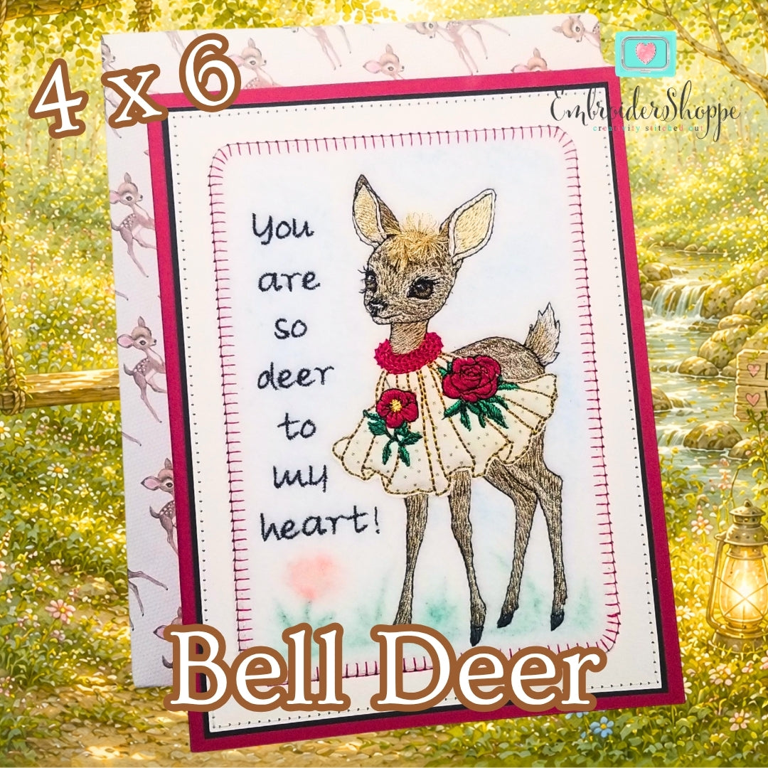 4 x 6 Bell Deer