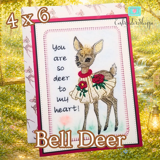 4 x 6 Bell Deer
