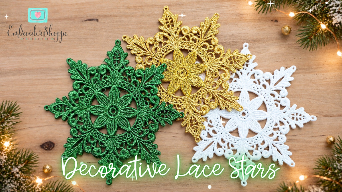 Decorative Lace Stars