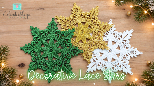 Decorative Lace Stars