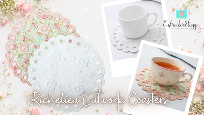 Richelieu Cutwork Coasters
