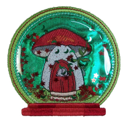 Vinyl Snowglobe Applique Set
