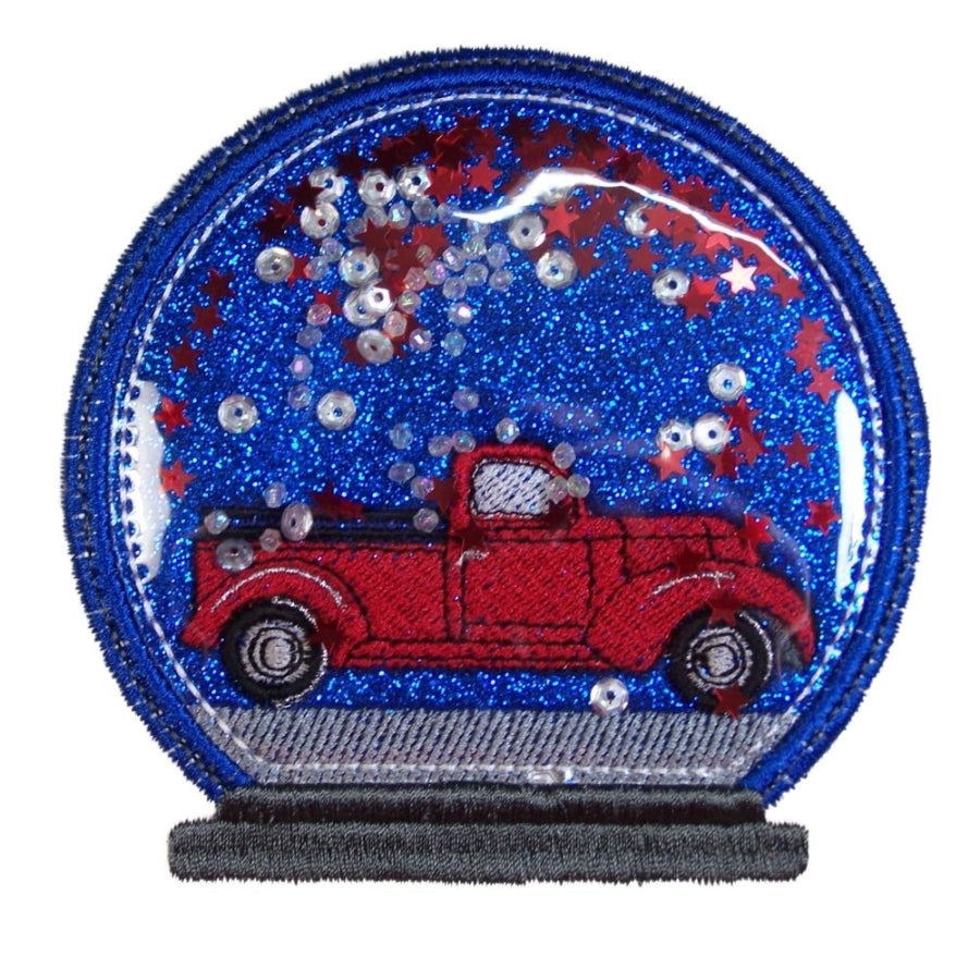 Vinyl Snowglobe Applique Set