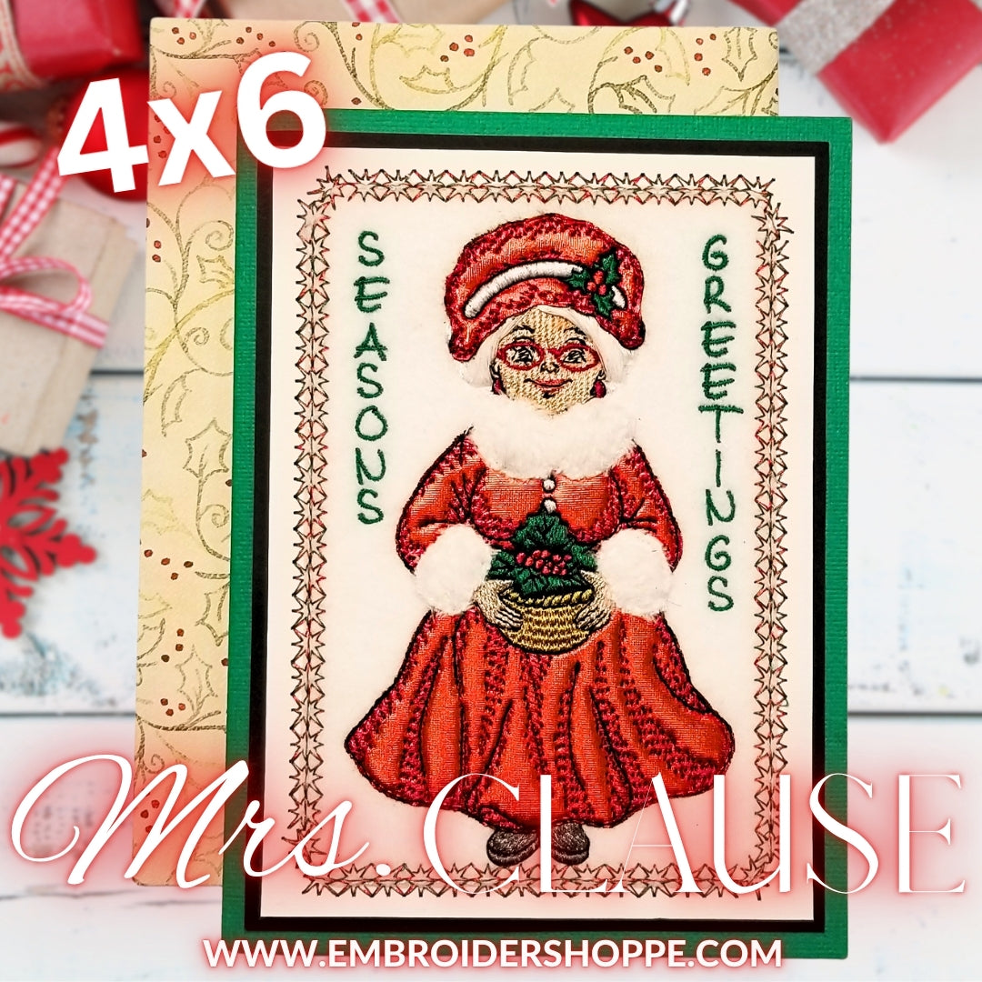 4x6 Mrs Clause
