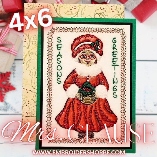 4x6 Mrs Clause