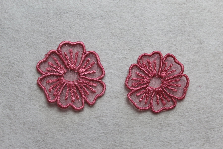 Mini Organza Flower Set