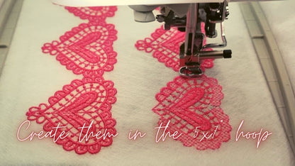 Heart Lace Trim