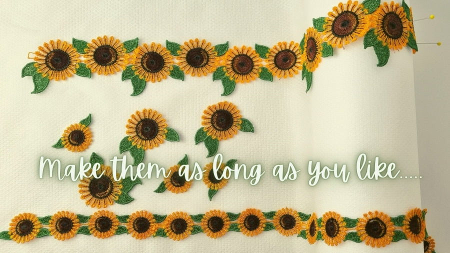 Sunflower Lace Trim