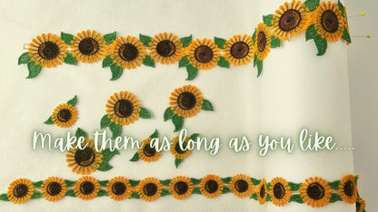 Sunflower Lace Trim