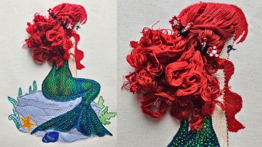 6x10 Mermaid Ariella
