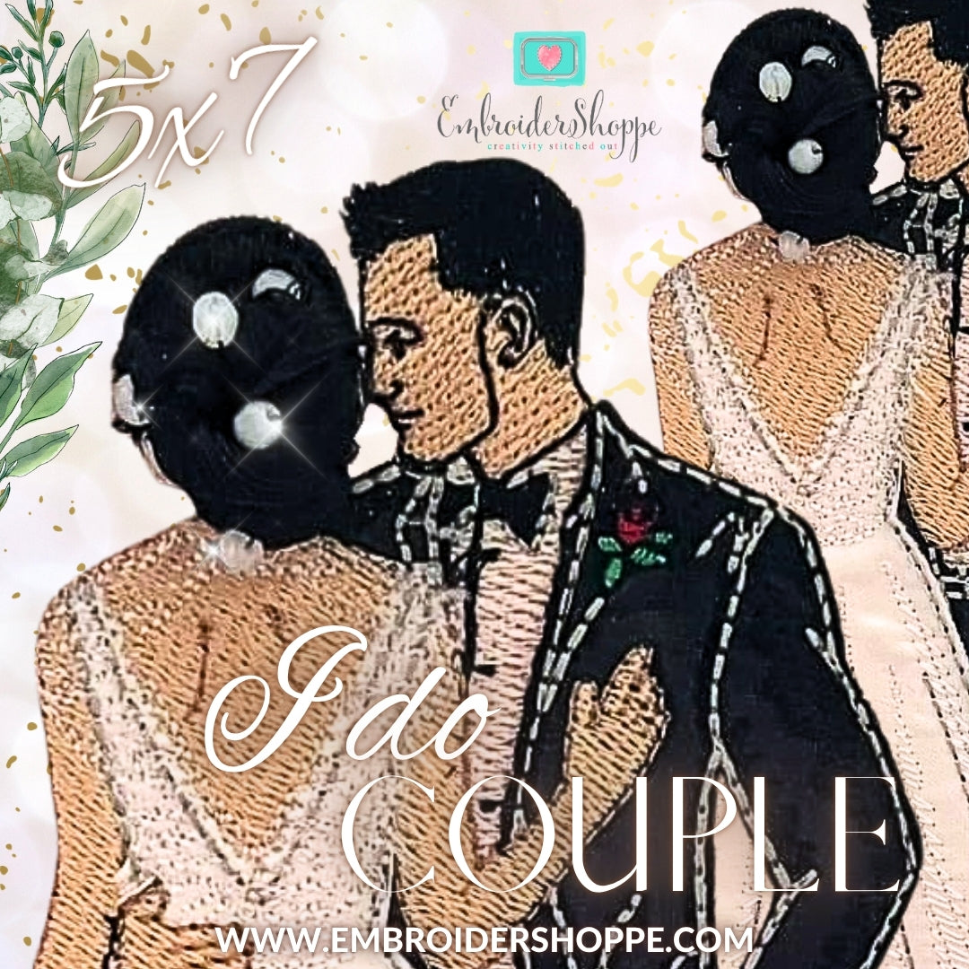 5x7 I Do Couple