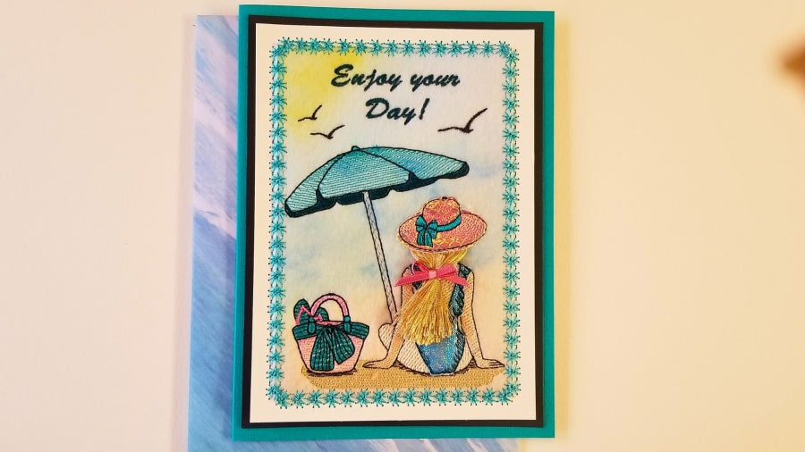 Zoe At The Beach 4x6