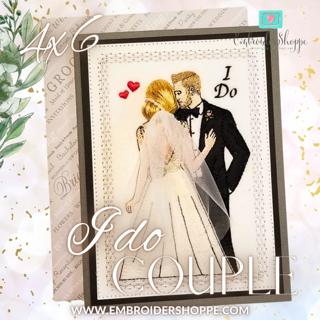 4x6 I Do Couple
