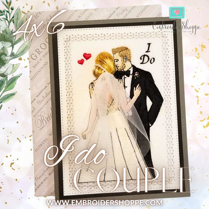 4x6 I Do Couple