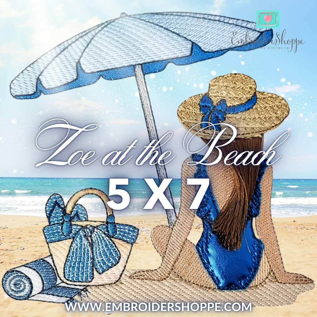 5x7 Zoe At The Beach