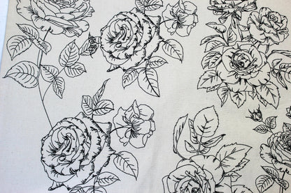 Rose Redwork