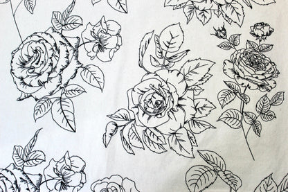 Rose Redwork
