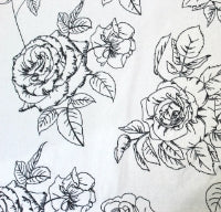 Rose Redwork