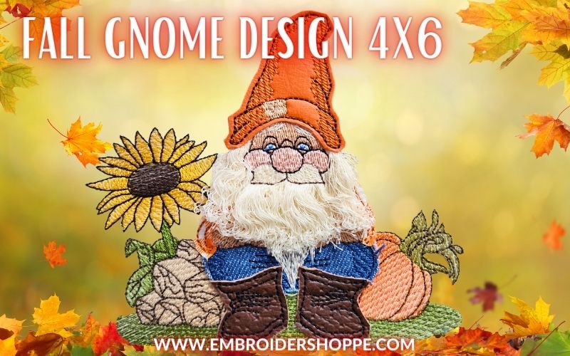 4x6 Fall Gnome