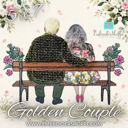 5x7 The Golden Couple