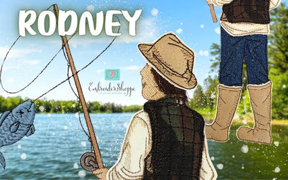 6x10 Fisherman Rodney