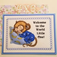 4x6 Monty Monkey