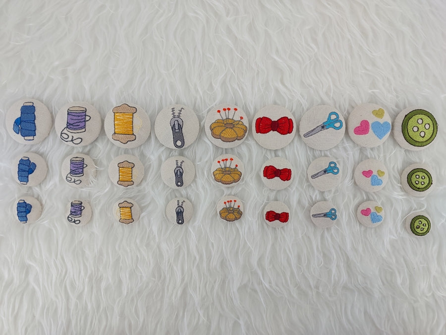 Fabric Button Set