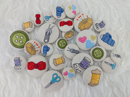 Fabric Button Set