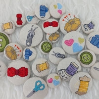 Fabric Button Set