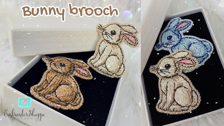 Bunny Brooch + BONUS