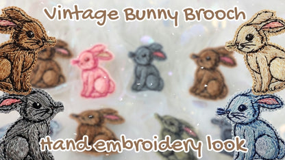 Bunny Brooch + BONUS