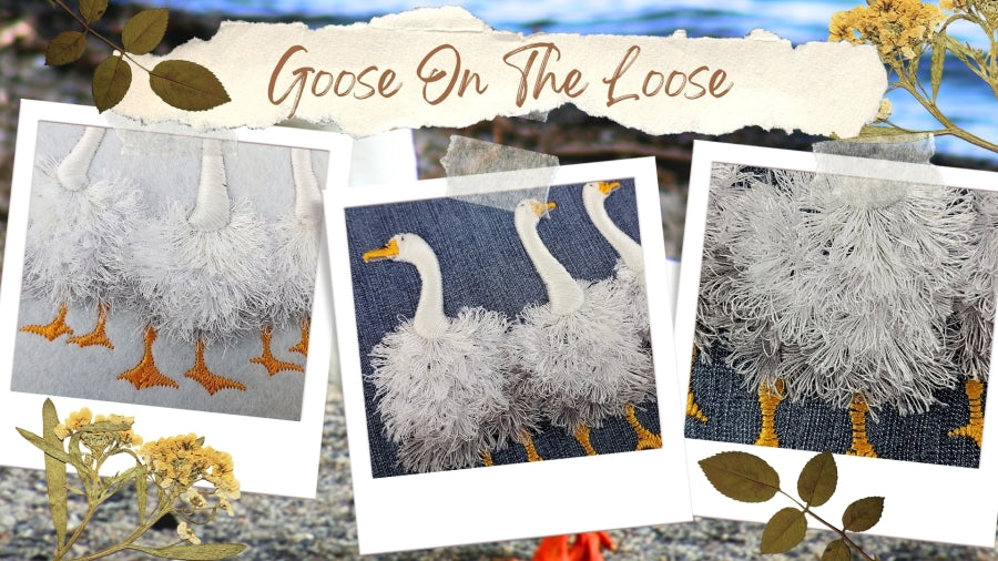 5x7 Goose On The Loose