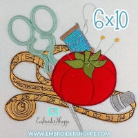6 x 10 3D Tomato Pincushion Fun