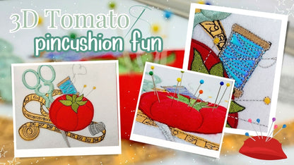 5 x 7 3D Tomato Pincushion Fun