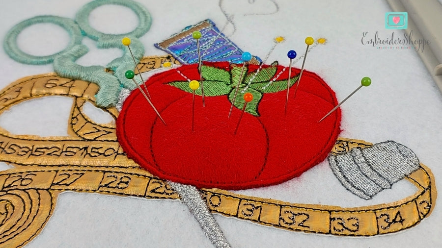 5 x 7 3D Tomato Pincushion Fun