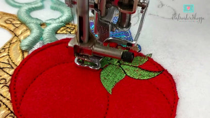 5 x 7 3D Tomato Pincushion Fun