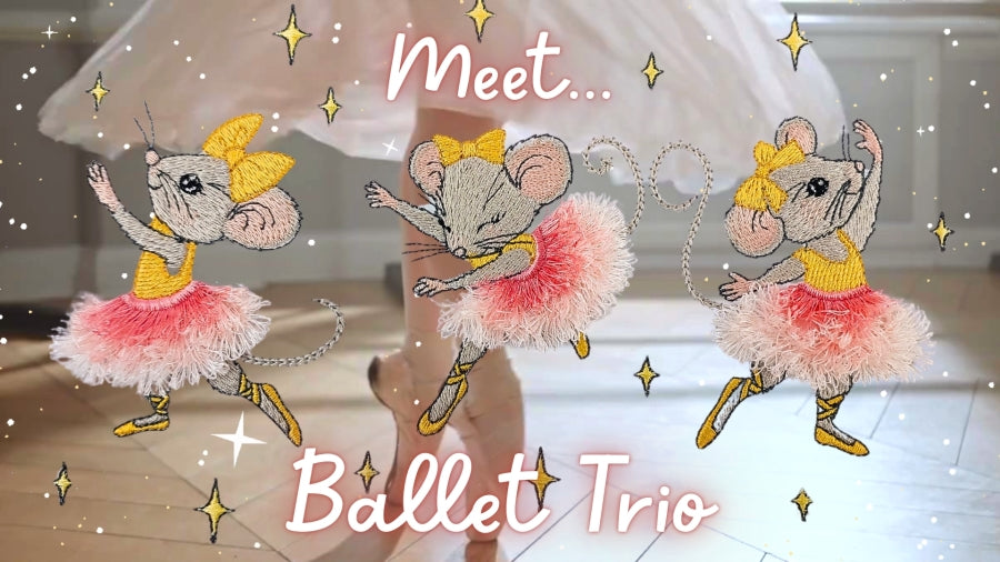 5 x 7 Ballet Trio