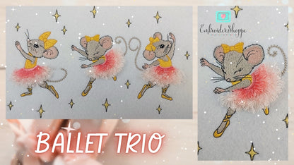 5 x 7 Ballet Trio