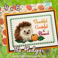4 x 6 The Hedgies
