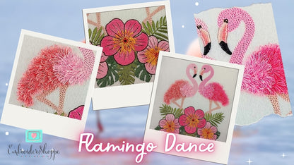 6 x 10 Flamingo Dance