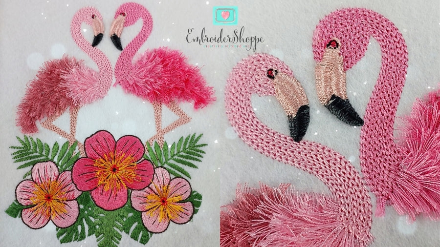 6 x 10 Flamingo Dance