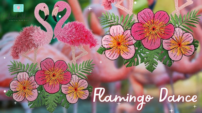 4 x 6 Flamingo Dance