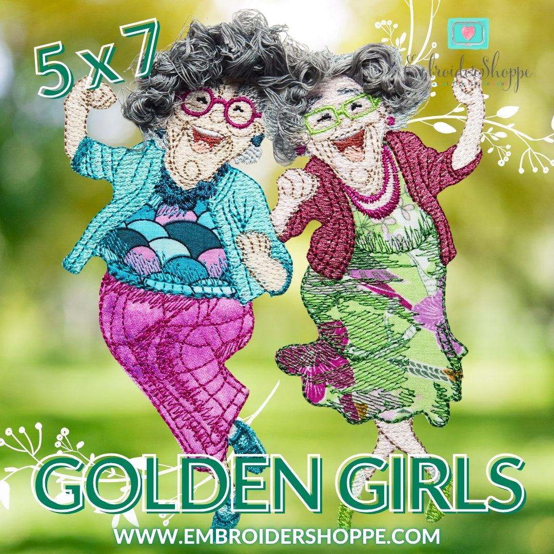 5x7 Happy Golden Girls