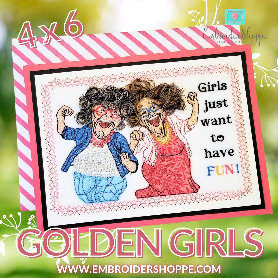 4x6 Happy Golden Girls