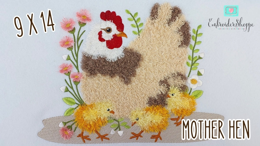 9 x 14 Mother Hen