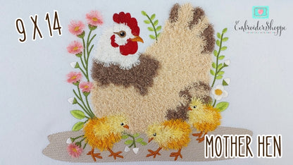 9 x 14 Mother Hen