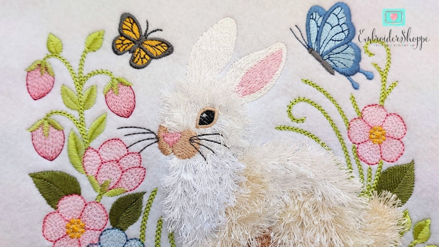 5 x 7 Vintage Bunny