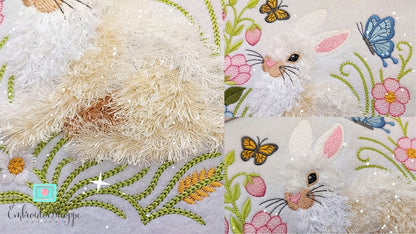 5 x 7 Vintage Bunny