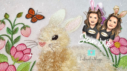 5 x 7 Vintage Bunny